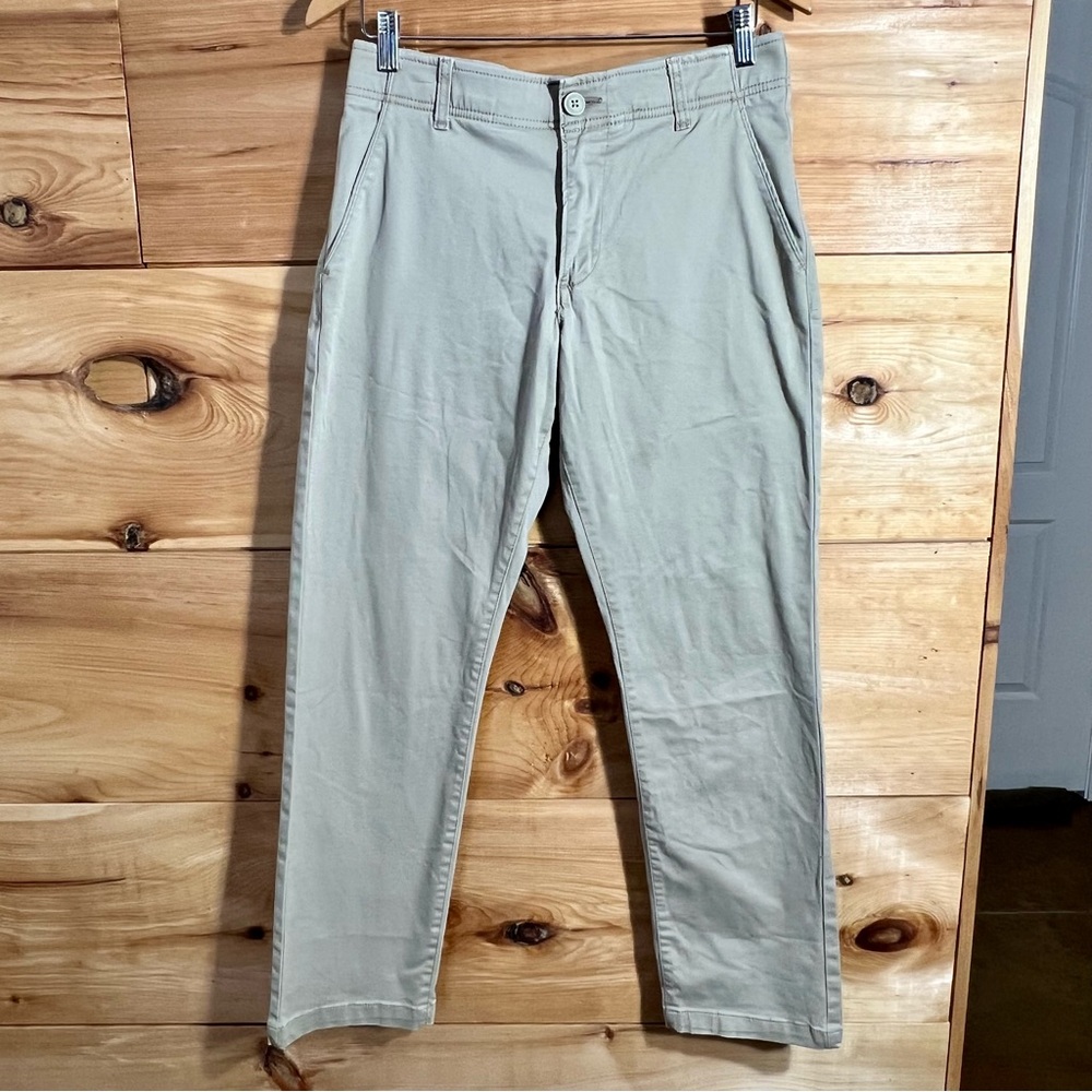 Lee Men's Khaki Slim Fit 30x30 Chinos Classic GQ Business Casual Prepster